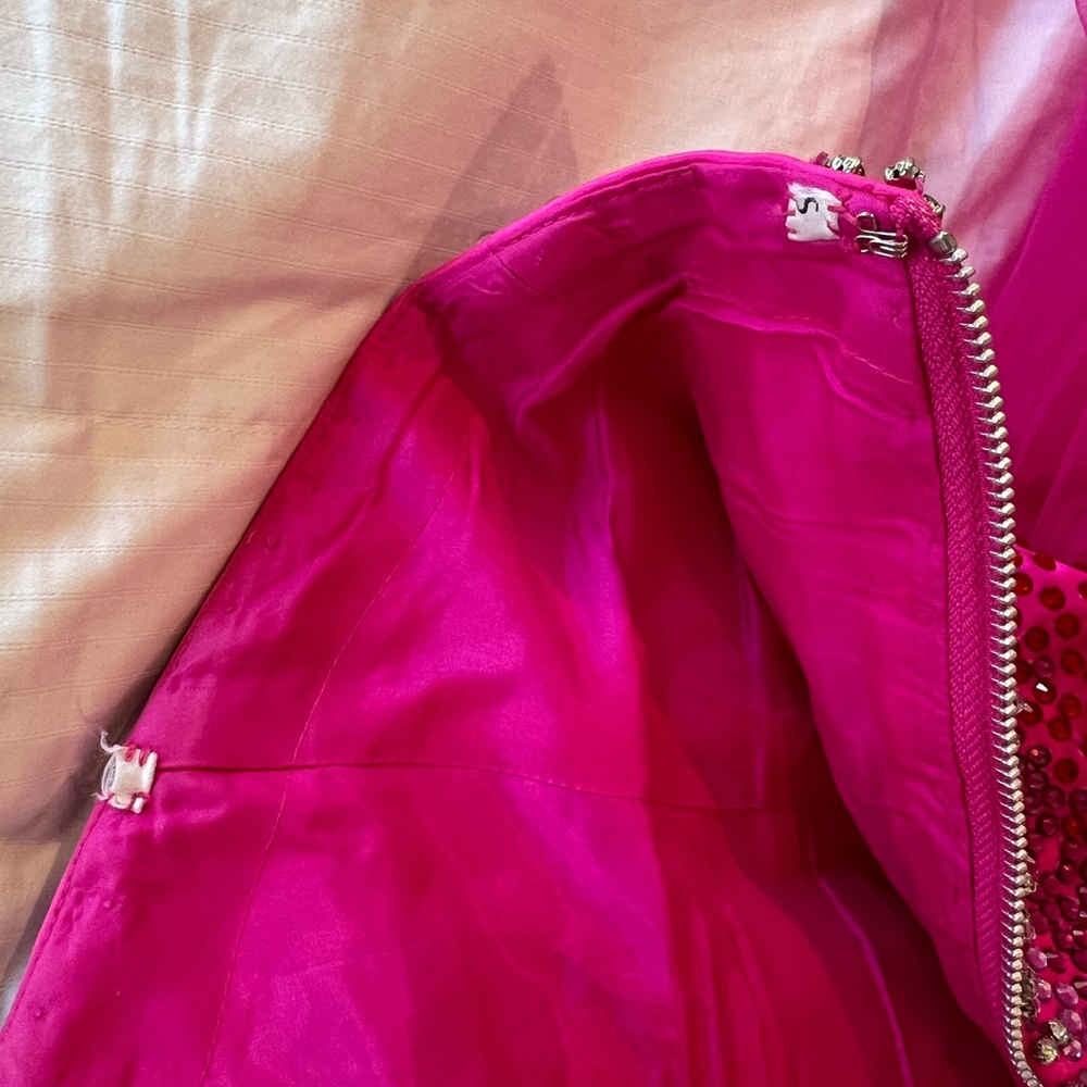 Sherri Hill rhinestone and tulle bustier dress - Picture 11 of 12